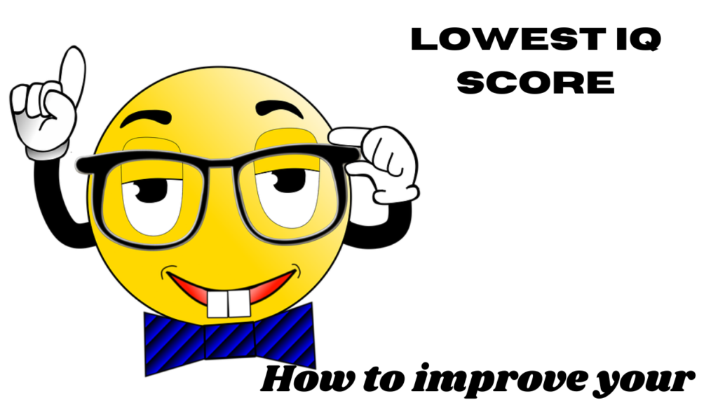 low iq score
